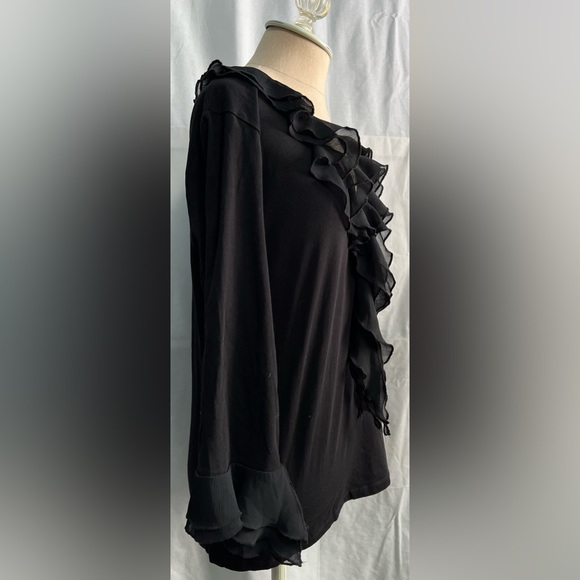 Jones New York Ruffle Blouse - Size XL - Picture 2 of 5